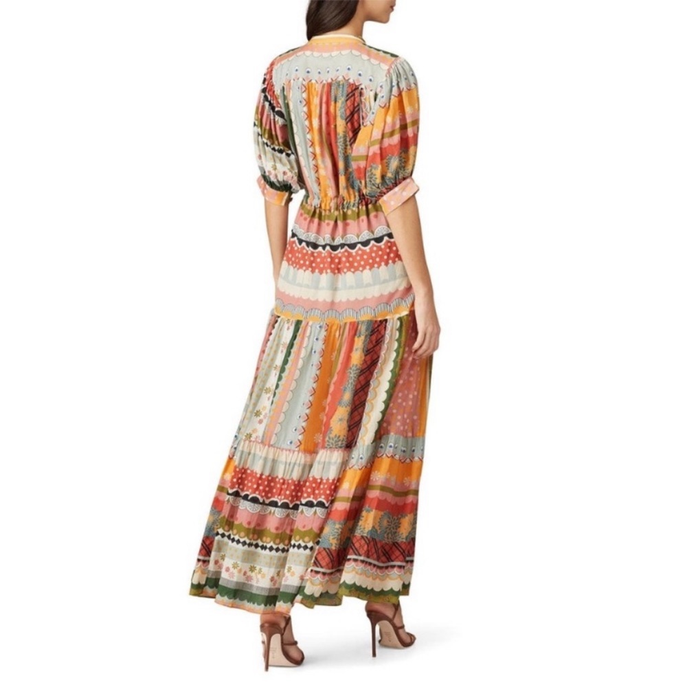 Carolina K Tarahumara Patchwork Maxi Dress size XS - Picture 2 of 8